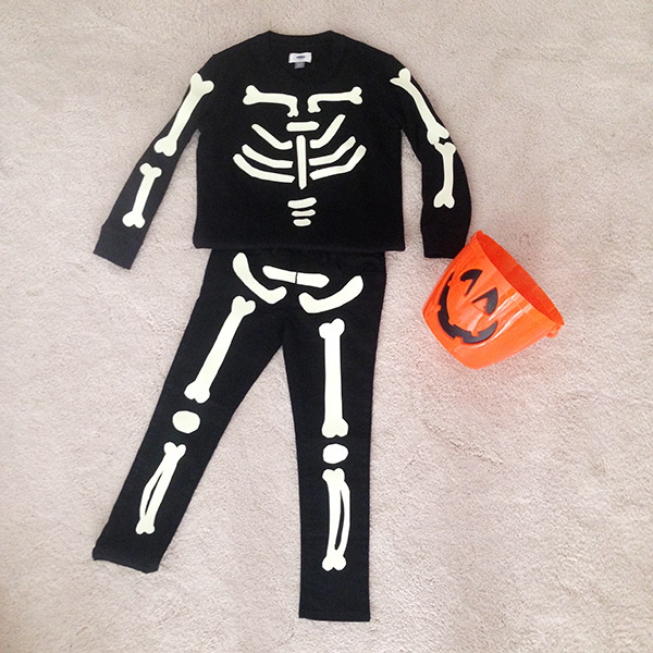 DIY Skeleton Costume