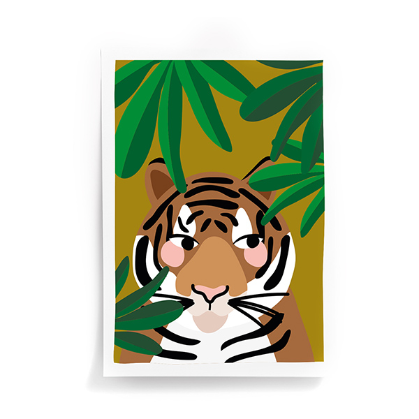 TAXI BROUSSE AFFICHE TIGER A3