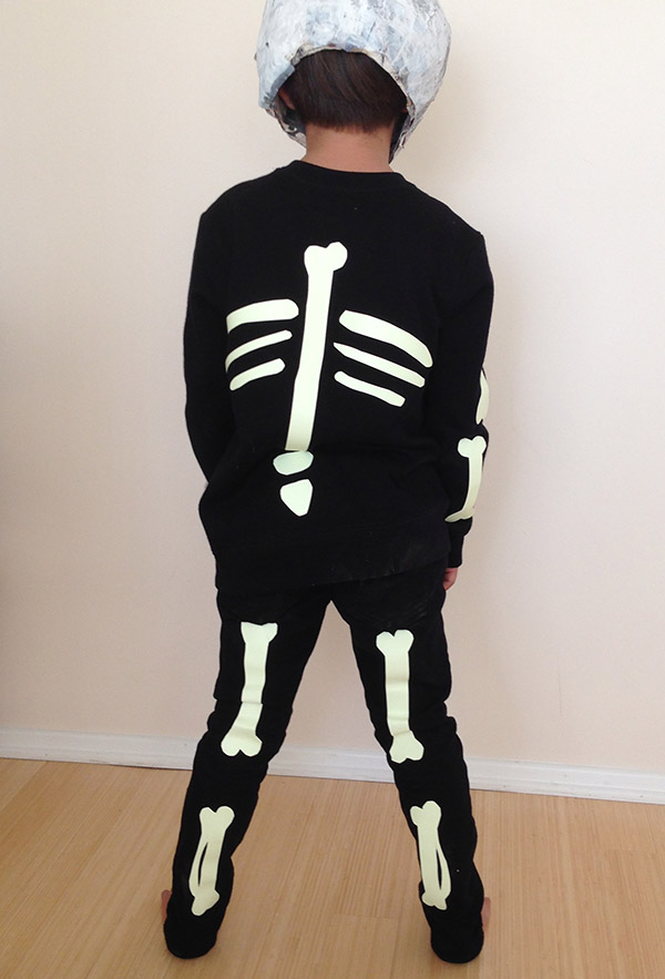 Diy Skeleton Costume Template