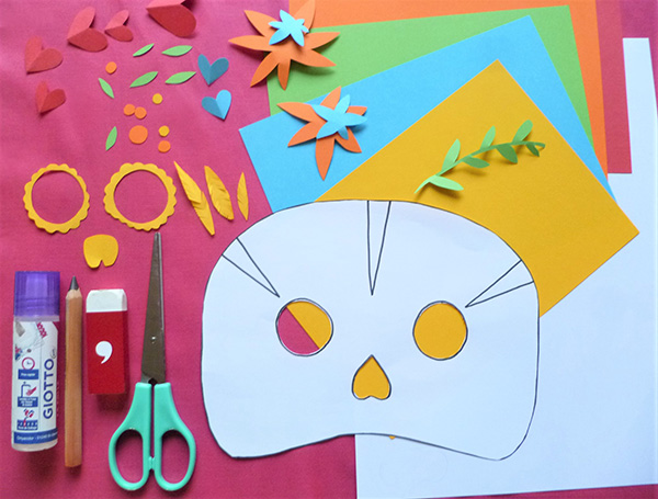 DIY HALLOWEEN Day of the Dead Mask