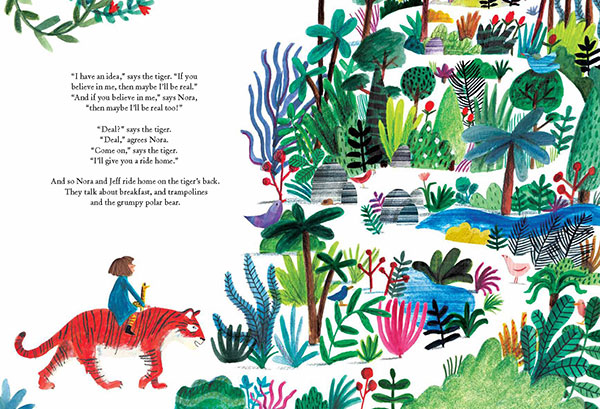 There's a Tiger in the Garden Book by Lizzy Stewart